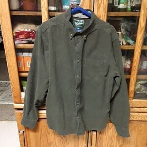 Woolrich Dark Brown Flannel Outdoor Shirt